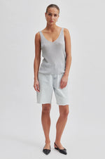 Load image into Gallery viewer, Second Female - Ellia Knit Top - Silver
