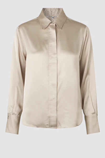 Second Female - Galia Silky Shirt - French Oak