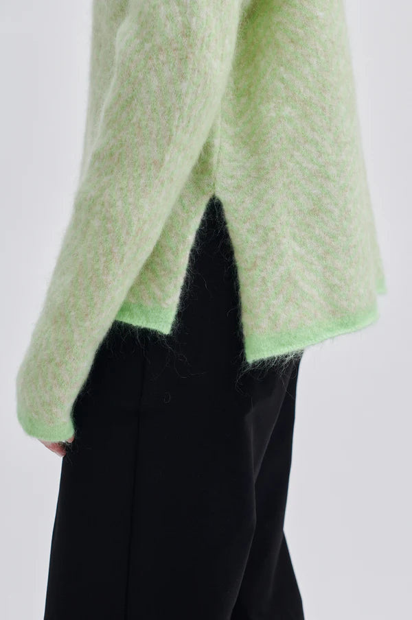 Second Female - Herrin Herringbone Knit - Pistachio Green