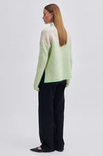 Load image into Gallery viewer, Second Female - Herrin Herringbone Knit - Pistachio Green
