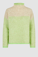 Load image into Gallery viewer, Second Female - Herrin Herringbone Knit - Pistachio Green
