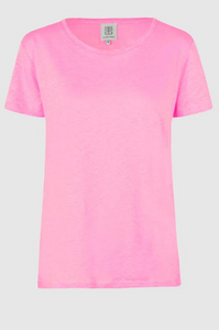 Second Female - Peony O Neck Tee - Begonia Pink