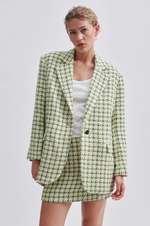 Load image into Gallery viewer, Second Female - Ville Houndstooth Blazer - French Oak
