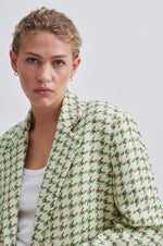 Load image into Gallery viewer, Second Female - Ville Houndstooth Blazer - French Oak
