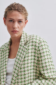 Second Female - Ville Houndstooth Blazer - French Oak