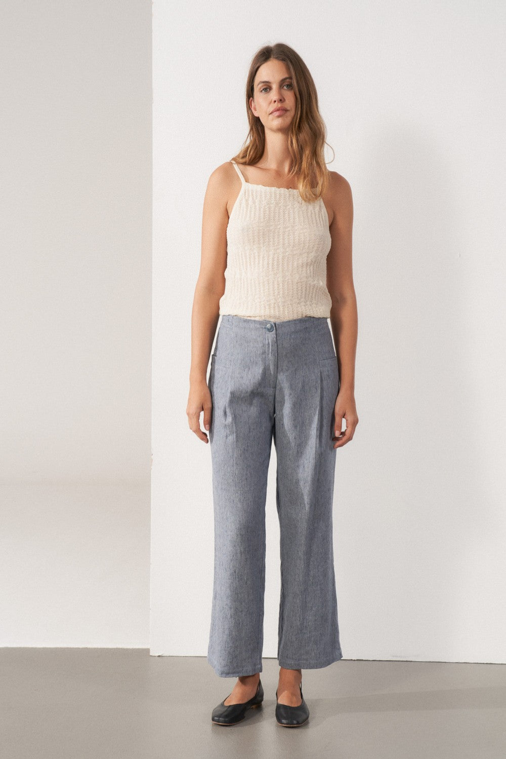 Sita Murt - Darted Wide Leg Pants - Unic