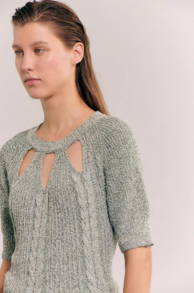 Sita Murt - Detailed Knit Sweater - Green