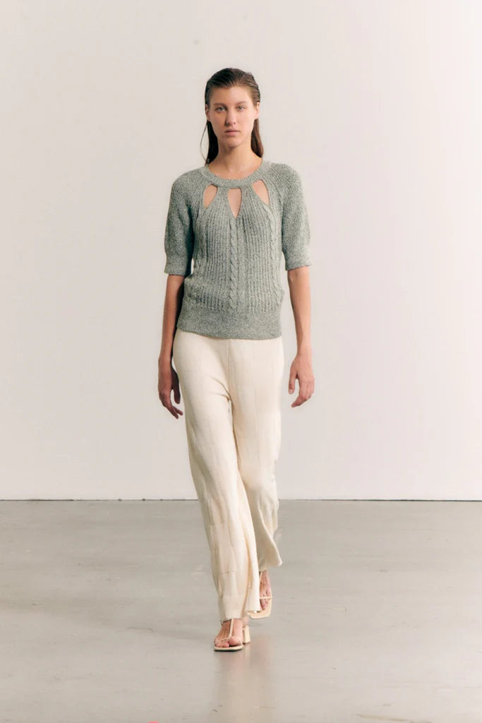 Sita Murt - Detailed Knit Sweater - Green