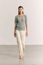 Load image into Gallery viewer, Sita Murt - Detailed Knit Sweater - Green
