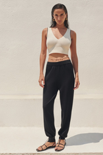 Load image into Gallery viewer, Sita Murt - Knitted Pants - Black
