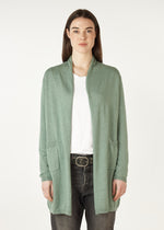 Load image into Gallery viewer, Zaket And Plover - Essential Long Line Cardi - Moss
