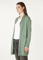 Load image into Gallery viewer, Zaket And Plover - Essential Long Line Cardi - Moss
