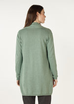 Load image into Gallery viewer, Zaket And Plover - Essential Long Line Cardi - Moss
