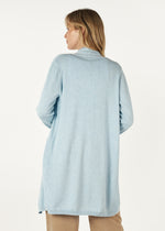 Load image into Gallery viewer, Zaket And Plover - Essential Long Line Cardi - Powder
