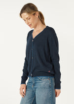 Load image into Gallery viewer, Zaket And Plover - Essential V Cardi - Denim
