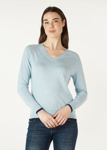 Zaket And Plover - Essential V Neck - Powder