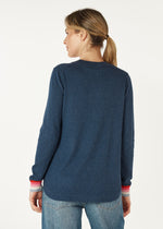 Load image into Gallery viewer, Zaket And Plover - Handwork Curve Knit - Denim
