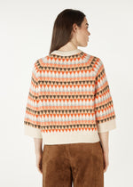 Load image into Gallery viewer, Zaket And Plover - Mohair Fairisle Jumper - Taupe
