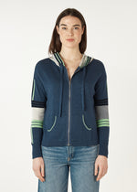 Load image into Gallery viewer, Zaket And Plover - Multi Media Hoodie - Denim
