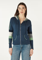 Load image into Gallery viewer, Zaket And Plover - Multi Media Hoodie - Denim
