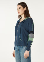 Load image into Gallery viewer, Zaket And Plover - Multi Media Hoodie - Denim
