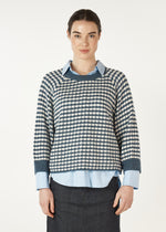 Load image into Gallery viewer, Zaket And Plover - Texture Jumper - Denim
