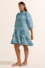 Load image into Gallery viewer, Zoe kratzmann - Beacon Dress - Sapphire Tile
