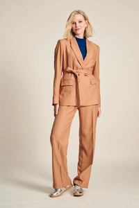 Pom Amsterdam - Blazer Striped - Sugar Brown