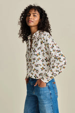 Load image into Gallery viewer, Pom Amsterdam - Milly Butterfly Blouse - Ecru
