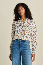 Load image into Gallery viewer, Pom Amsterdam - Milly Butterfly Blouse - Ecru
