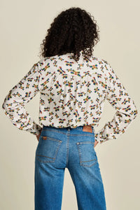 Pom Amsterdam - Milly Butterfly Blouse - Ecru