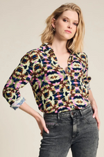 Load image into Gallery viewer, Pom Amsterdam - Mila Butterfly Blouse - Sky
