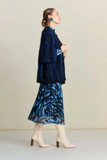 Load image into Gallery viewer, Pom Amsterdam - Cardigan - Midnight Blue
