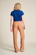 Load image into Gallery viewer, Pom Amsterdam - Pants - Striped Sugar Brown
